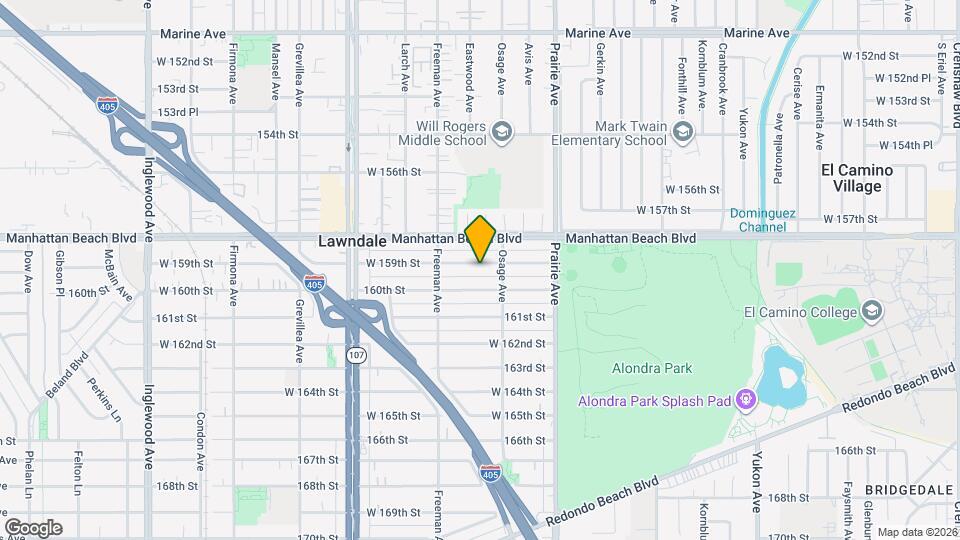 4124 159th St, Unit 1205 Map and Location Details