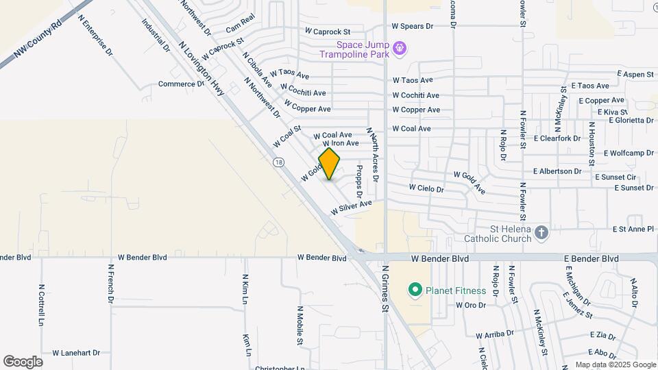 2713 N Northwest Dr Map and Location Details
