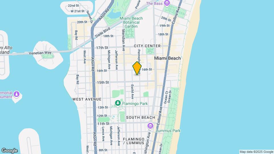 1526 Pennsylvania Ave Map and Location Details
