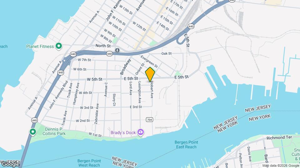 125 Hobart Ave, Unit 4 Map and Location Details