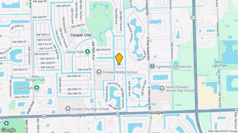5320 SW 89th Ave Map and Location Details