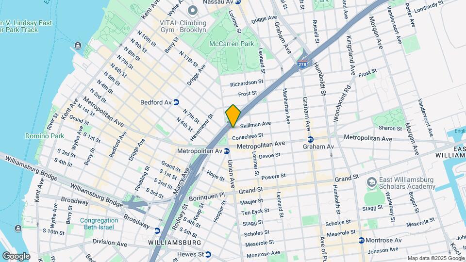 14 Skillman Ave, Unit 3 Map and Location Details