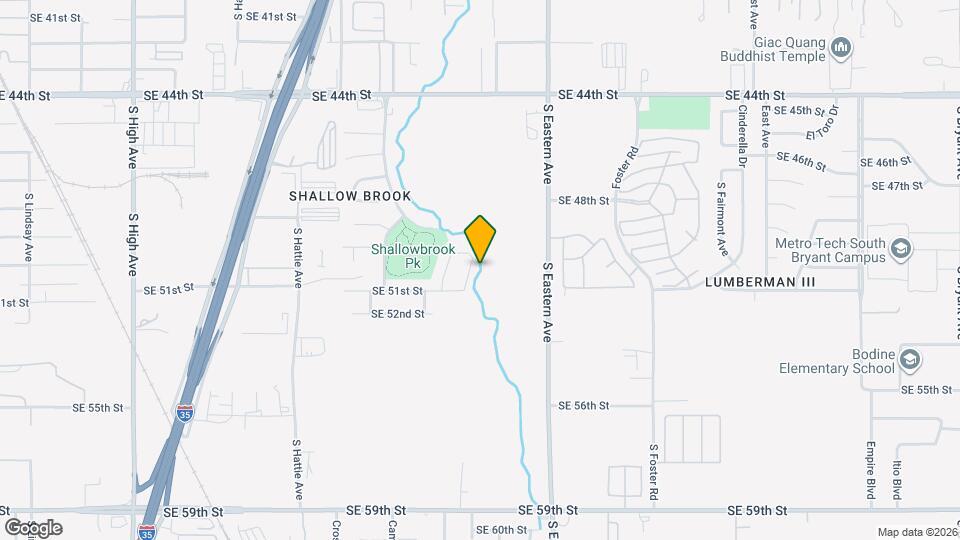 5028 S Georgia Pl Map and Location Details