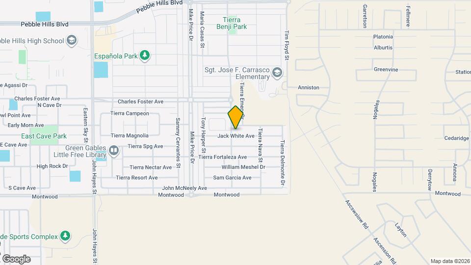 14805 Jack White Ave Map and Location Details