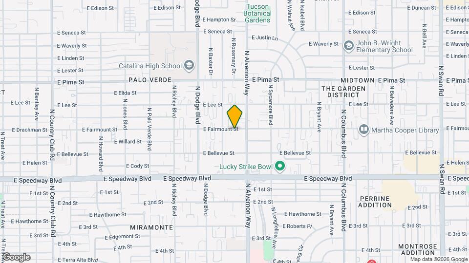 3830 E Fairmount St Mapa y Detalles de la Ubicación