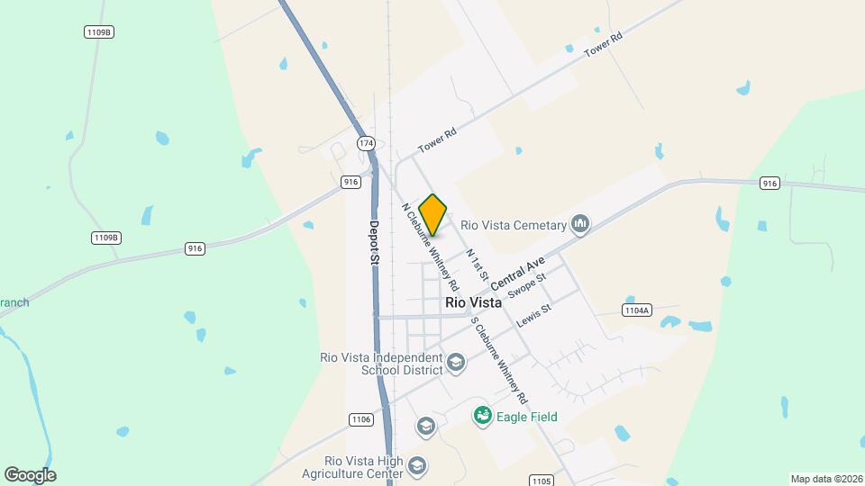 308 N Cleburne Whitney Rd Map and Location Details