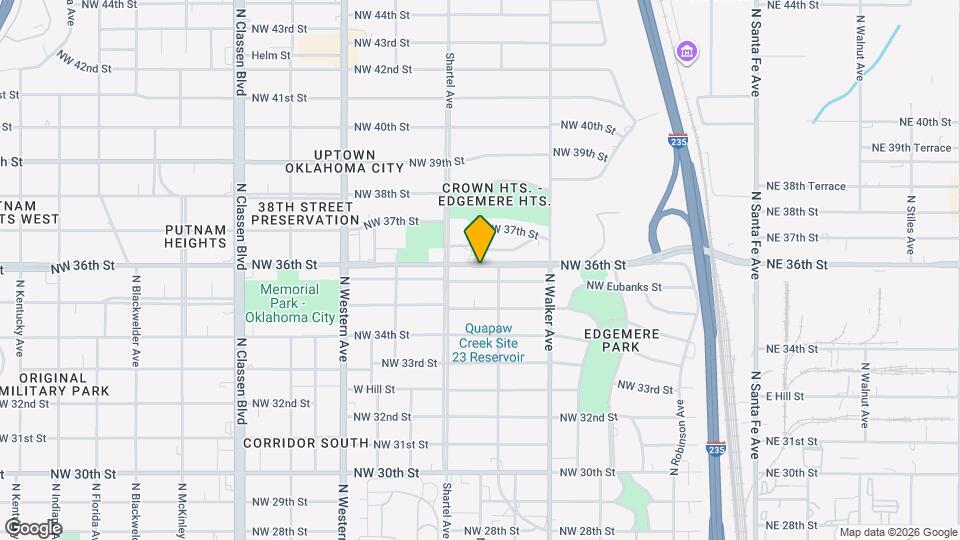 616 NW 36th St Map and Location Details