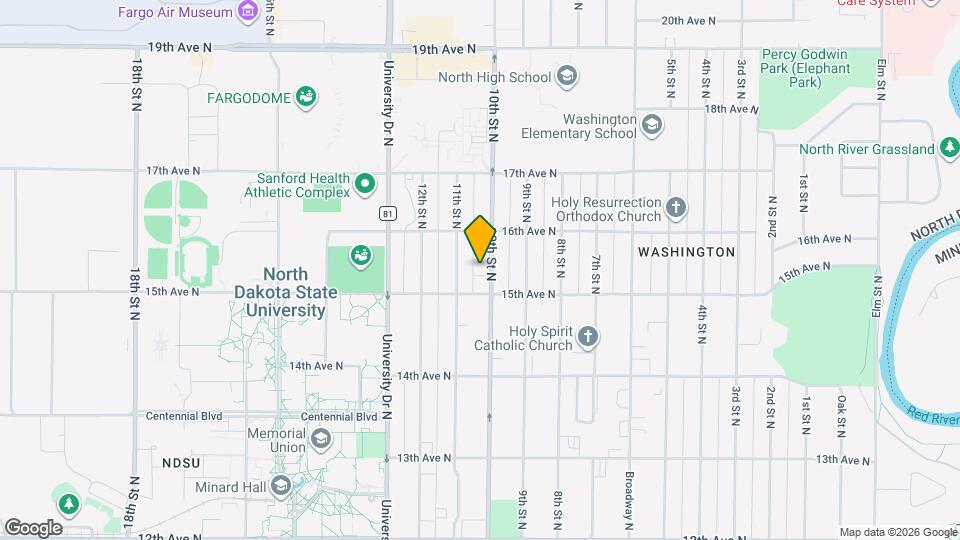 1516 10th St N Map and Location Details