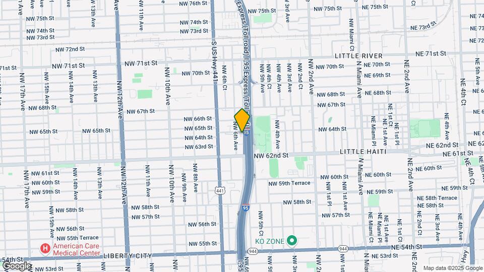 580 NW 64th St Map and Location Details