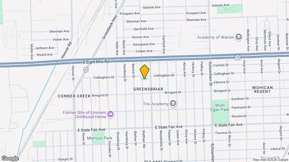 20296 Waltham St Map and Location Details