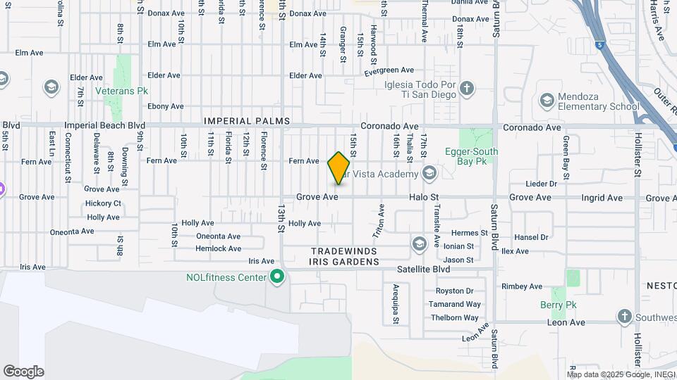 1277 Granger St Mapa y Detalles de la Ubicación