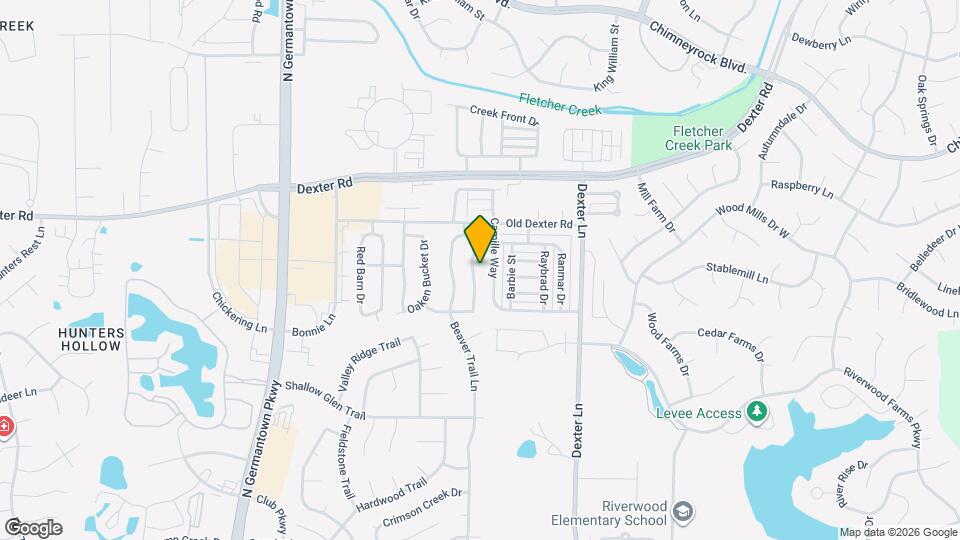 1656 Sorghum Mill Dr Map and Location Details