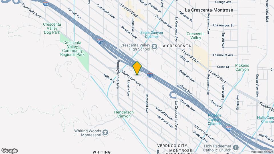 Americana La Crescenta Map and Location Details