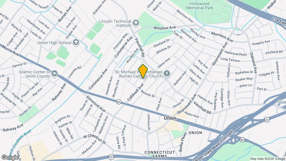 1128 Caldwell Ave, Unit Fl 2 Map and Location Details