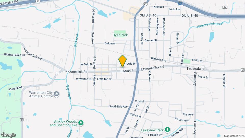 409 E Booneslick Rd Map and Location Details