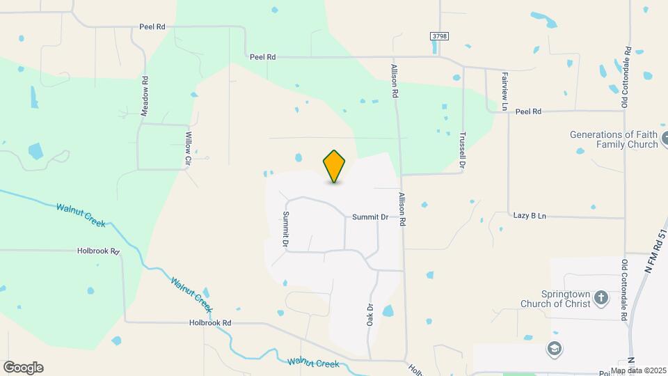 1025 Summit Dr Map and Location Details