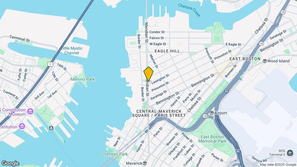 305 Meridian St, Unit 2 Map and Location Details