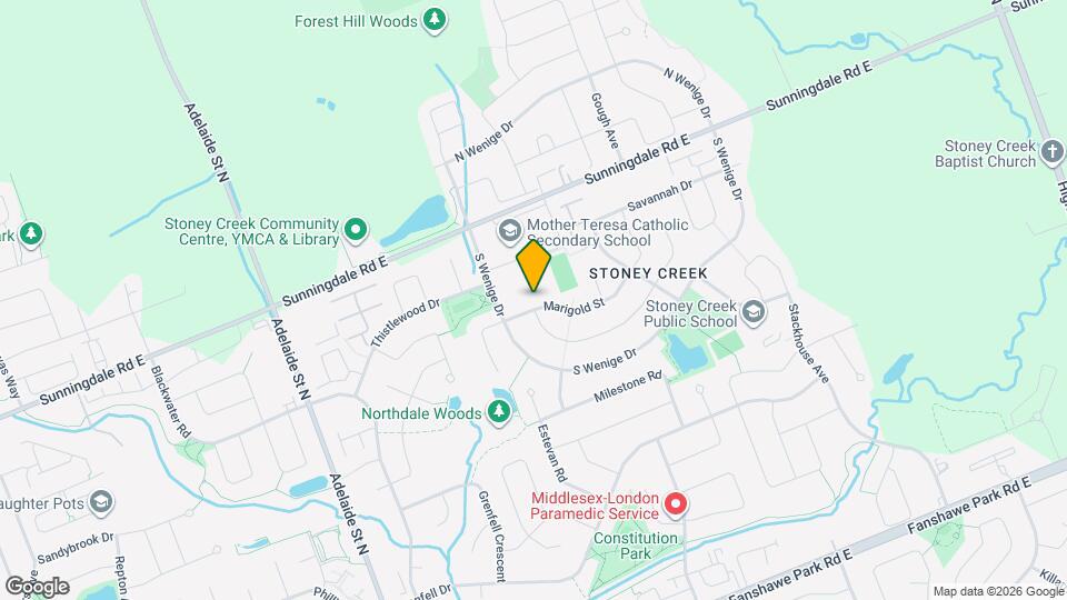 868 Marigold St Map and Location Details