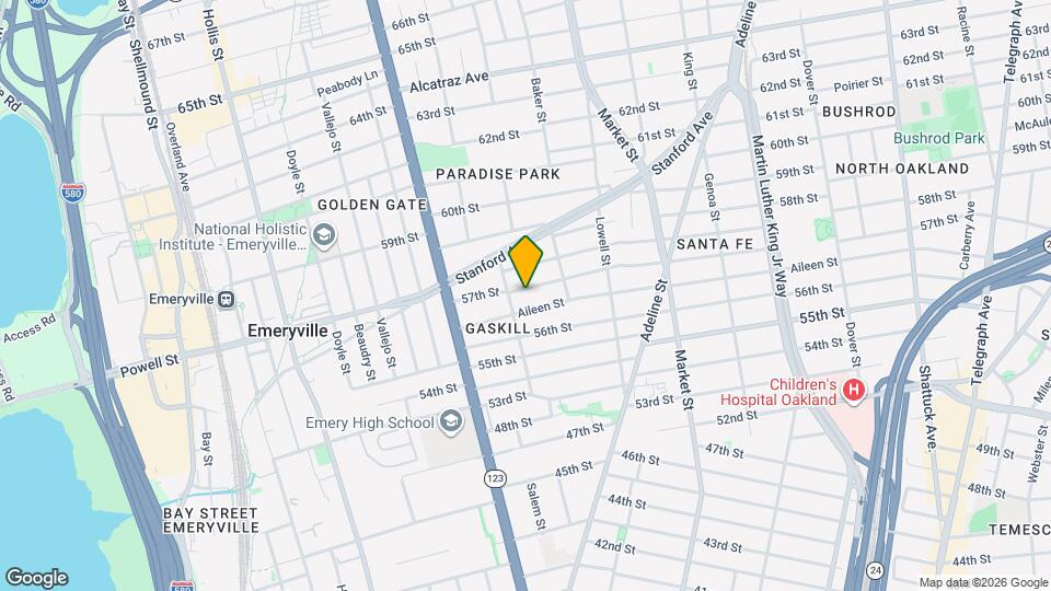 1039 57th St Mapa y Detalles de la Ubicación