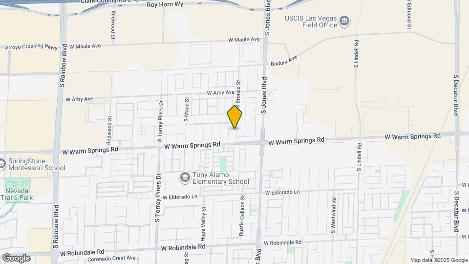 7251 S Bronco St Map and Location Details