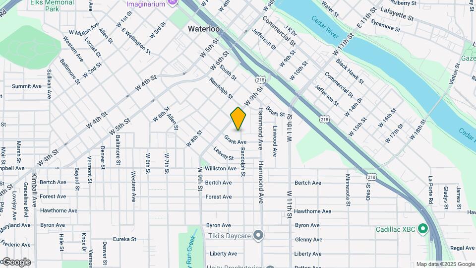 1212 Randolph St Map and Location Details