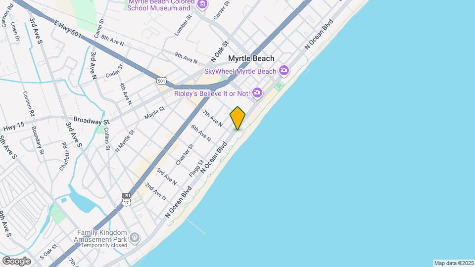 700 N Ocean Blvd Map and Location Details
