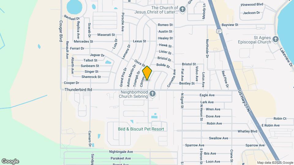 223 Vanwall Terrace Map and Location Details