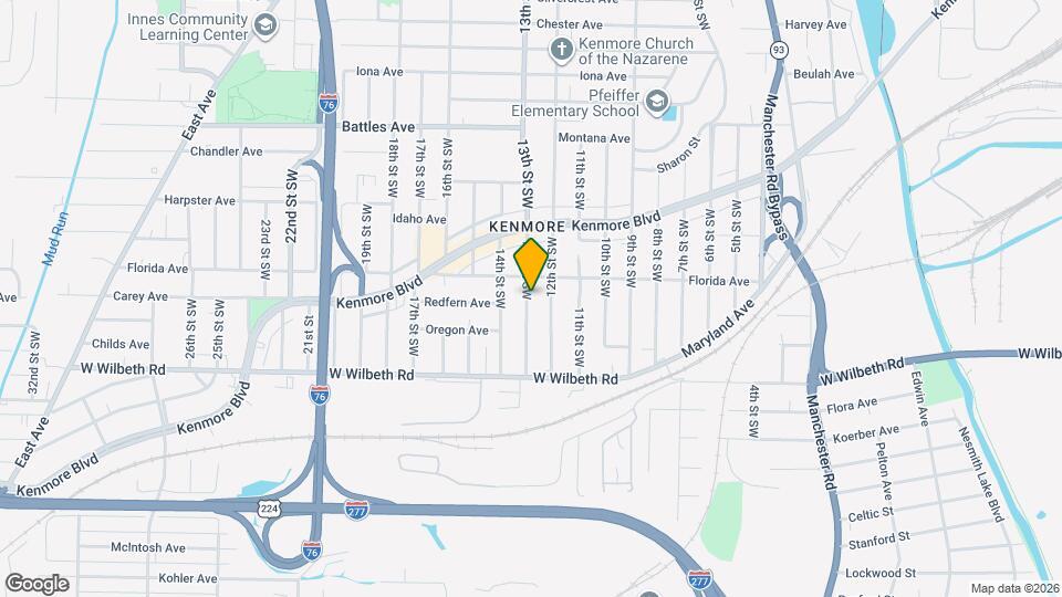 2279 13th St SW Map and Location Details