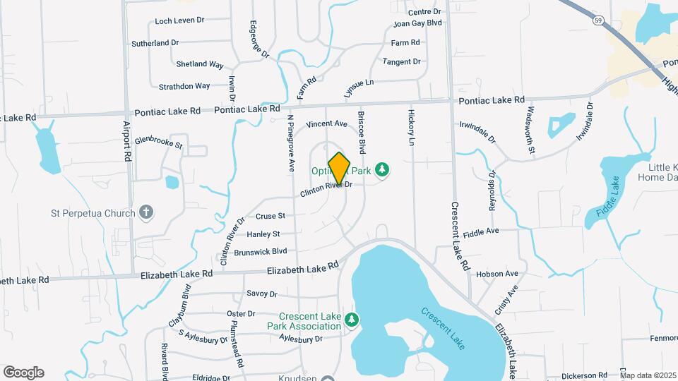 5323 Clinton River Dr Map and Location Details