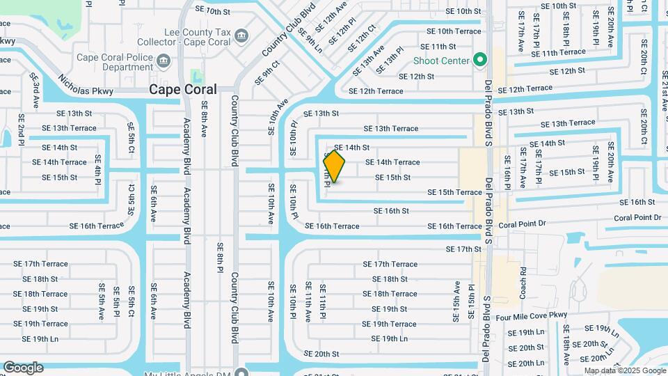 1105 SE 15th Terrace Mapa y Detalles de la Ubicación