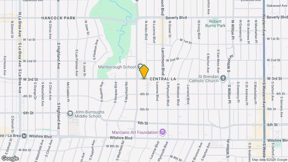 301 S Arden Blvd Mapa y Detalles de la Ubicación