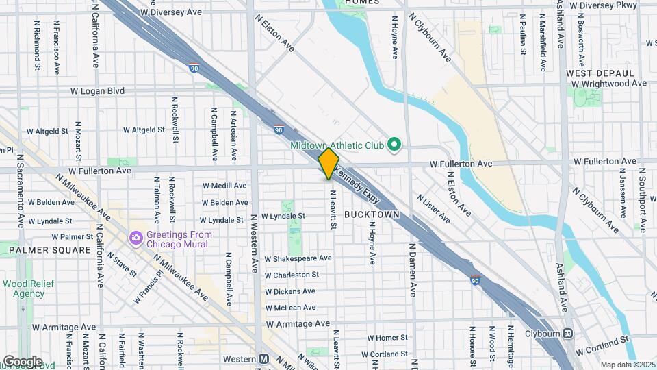 2205 W Medill Ave Map and Location Details