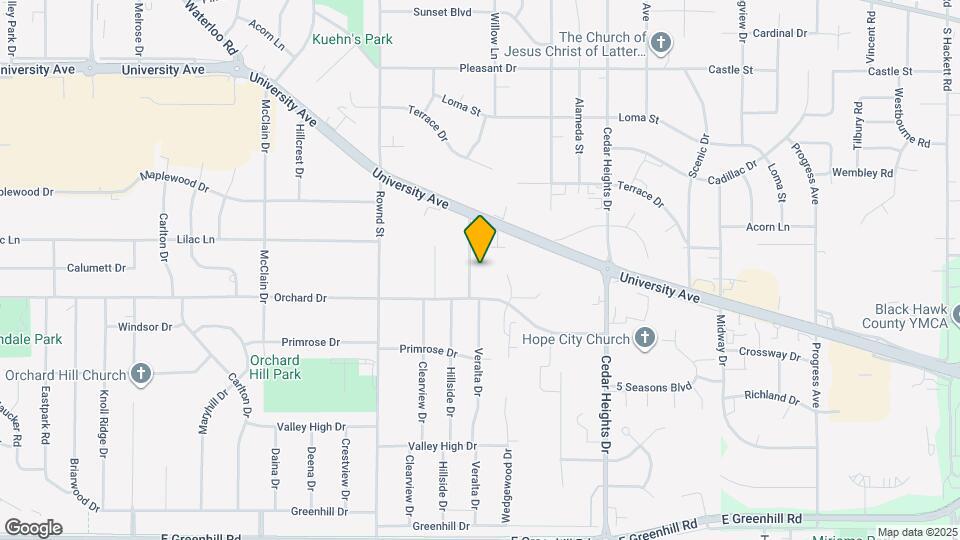 3502 Veralta Dr Map and Location Details