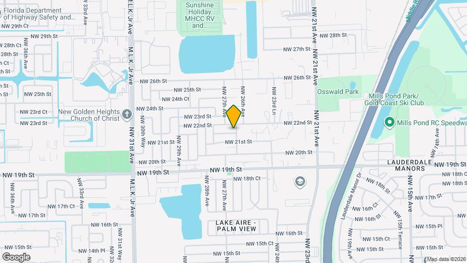 2161 NW 26th Ave Map and Location Details
