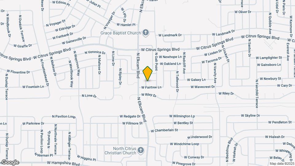 2598 W Diane Ln Map and Location Details