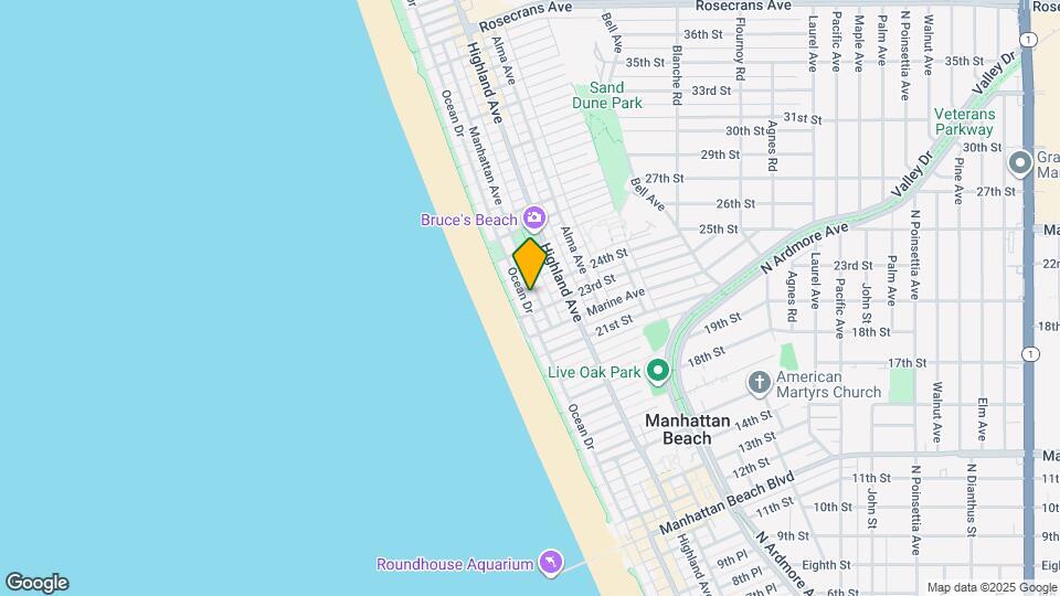 116 24th St, Unit REAR Map and Location Details