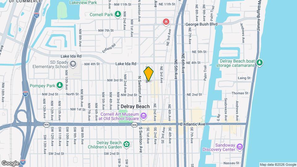 235 NE 1st Ave Map and Location Details