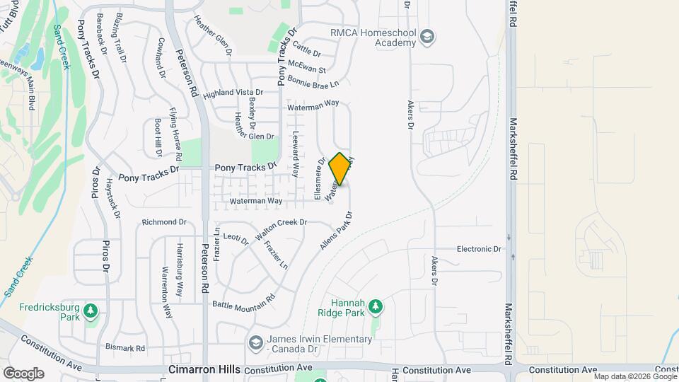 7265 Waterman Way Map and Location Details