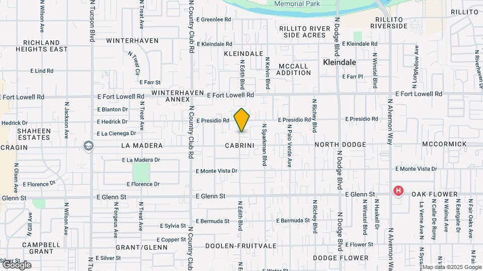 3016 N Edith Blvd Map and Location Details