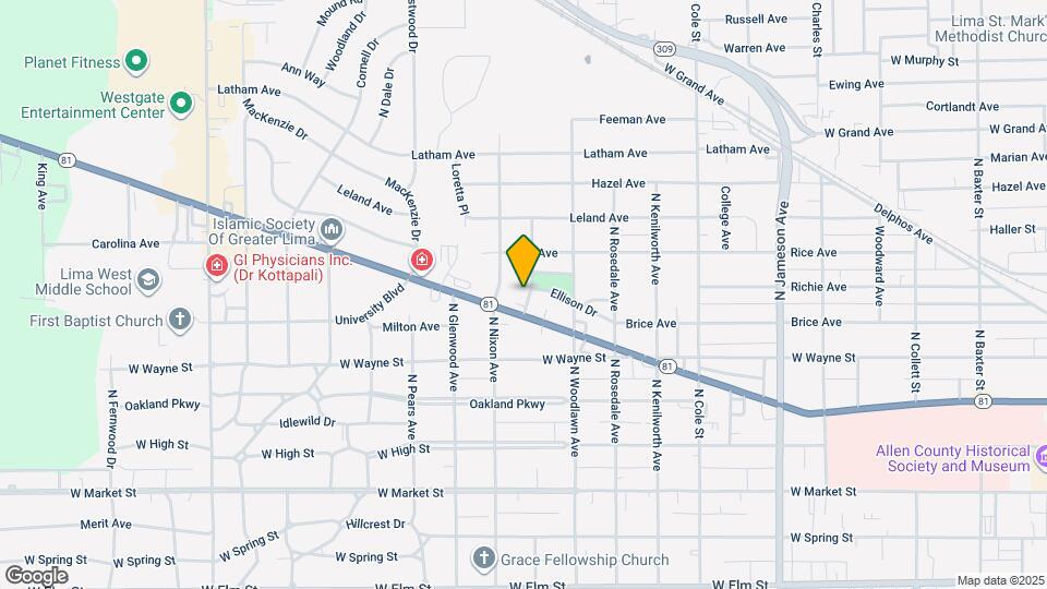 511 Fairfield Dr Mapa y Detalles de la Ubicación