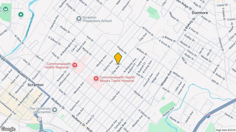 933 Clay Ave, Unit A Mapa y Detalles de la Ubicación