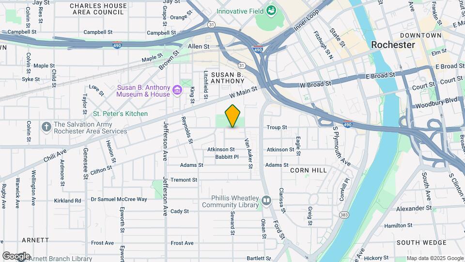 233 Troup St Map and Location Details