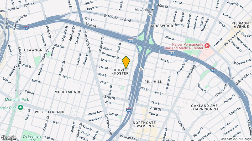 680 31st St Map and Location Details