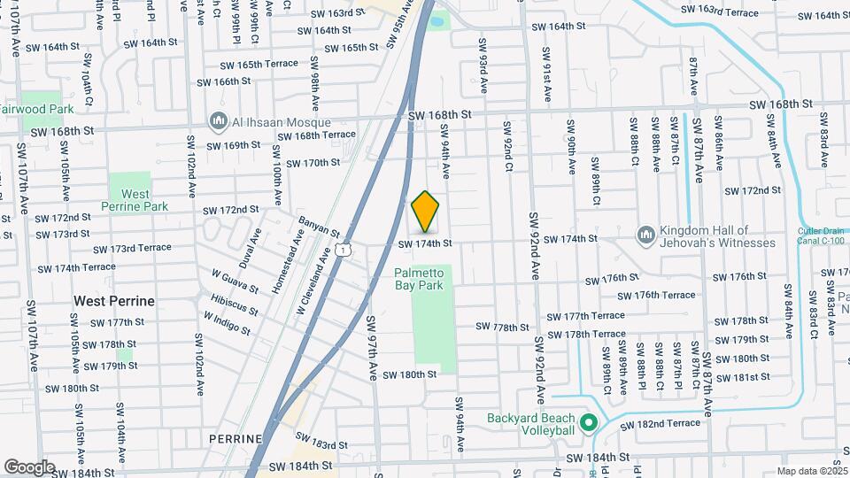 9443 SW 174th St Map and Location Details