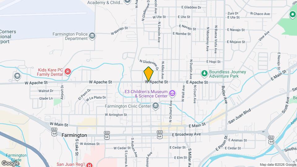 301 W Apache St Map and Location Details