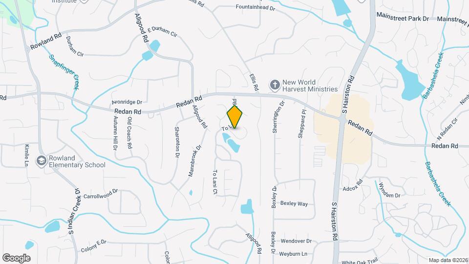 4474 Thornwood Crescent Map and Location Details