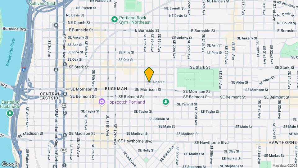 1626 SE Alder St Map and Location Details