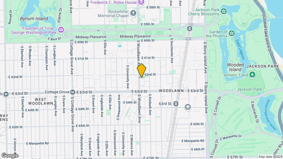6219 S Woodlawn Ave Map and Location Details