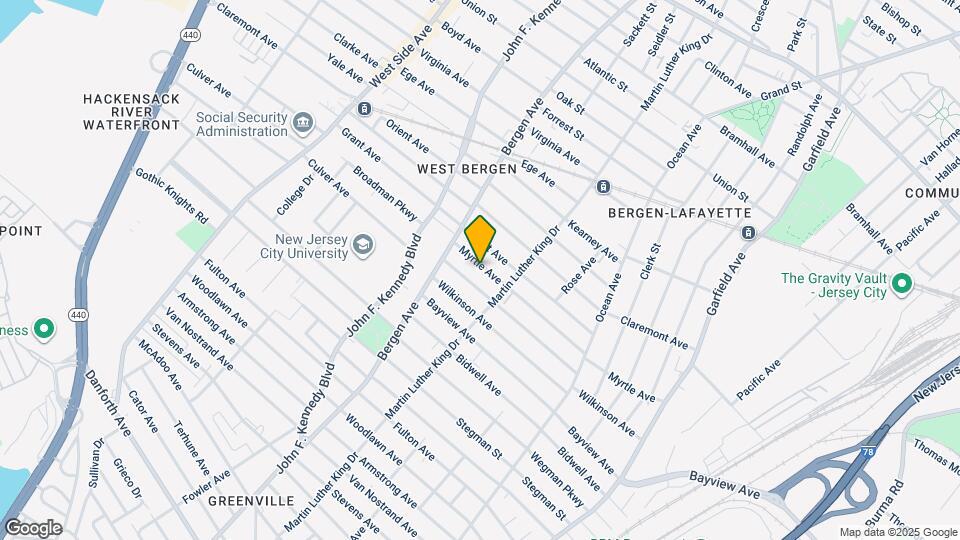 191 Myrtle Ave Map and Location Details