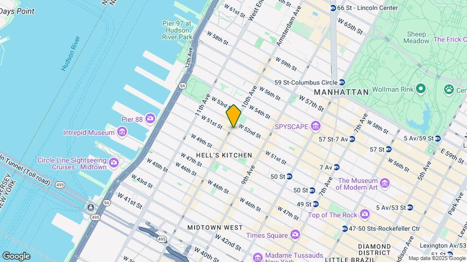 754 Tenth Ave Map and Location Details